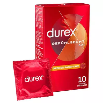 DUREX Sensitive extra stora kondomer, 10 st