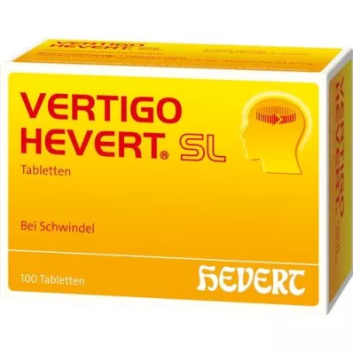 VERTIGO HEVERT SL Tabletter, 100 st