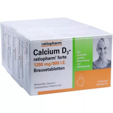 CALCIUM D3-ratiopharm forte brustabletter, 100 st