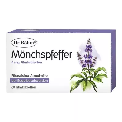 DR.BÖHM Munkpeppar 4 mg Filmdragerade tabletter, 60 kapslar DR.BÖHM Munkpeppar 4 mg Filmdragerade tabletter, 60 kapslar