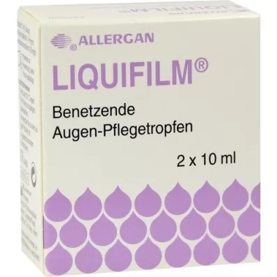 LIQUIFILM Wetting ögondroppar, 2X10 ml