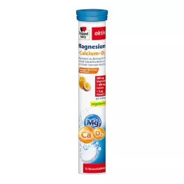 DOPPELHERZ Magnesium+Kalcium+D3 brustabletter, 15 st