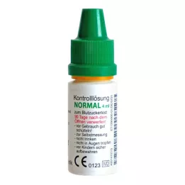 GLUCO TEST Plus kontrollösning normal, 4 ml