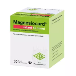 MAGNESIOCARD retard 15 mmol påse m.ret.filmtabl., 30 st