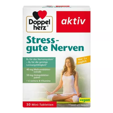DOPPELHERZ Stress good nerves tabletter, 30 st