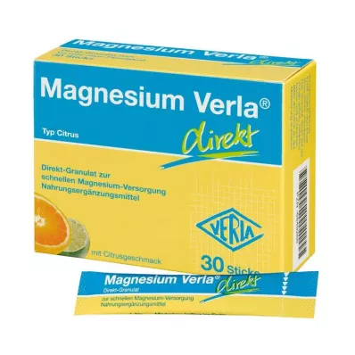 MAGNESIUM VERLA direktgranulat citrus, 30 st