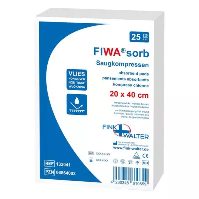 Bandagekompresser 20x40cm, 25 st Bandagekompresser 20x40cm, 25 st