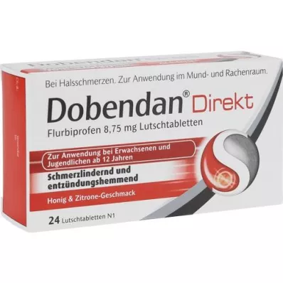 DOBENDAN Direkt Flurbiprofen 8,75 mg sugtablett, 24 st