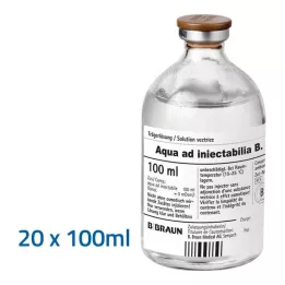 AQUA AD injectabilia injektionsvätska, lösning, 20X100 ml