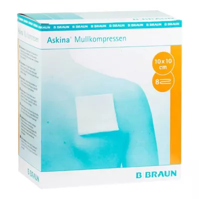 Askina gasväv komprimerar 10x10, 25x2 stycken