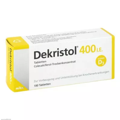 DEKRISTOL 400 I.E. tabletter, 100 st DEKRISTOL 400 I.E. tabletter, 100 st