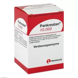 PANKREATAN 10 000 enterikapslade hårda kapslar, 50 st