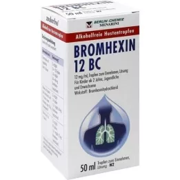 BROMHEXIN 12 BC Orala droppar, 50 ml