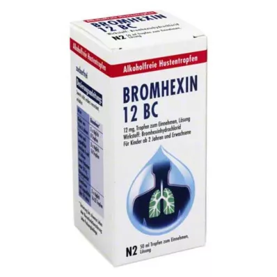 BROMHEXIN 12 BC Orala droppar, 50 ml BROMHEXIN 12 BC Orala droppar, 50 ml