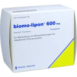 BIOMO-lipon 600 mg filmdragerade tabletter, 100 st
