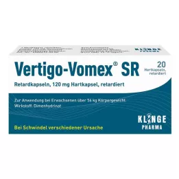 VERTIGO-VOMEX SR Kapslar med långsam frisättning, 20 st