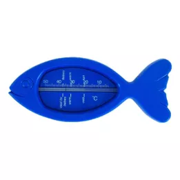 BADETHERMOMETER Fisk blå, 1 st