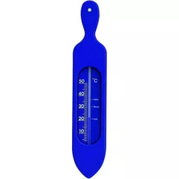 BADETHERMOMETER Plast blå, 1 st