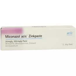 MICONAZOL acis zinkpasta, 20 g