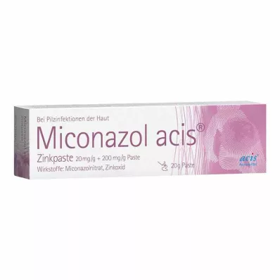 MICONAZOL acis zinkpasta, 20 g