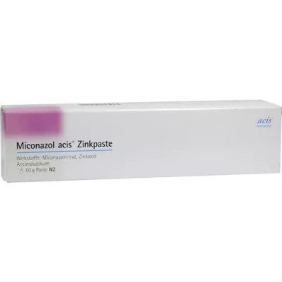 MICONAZOL acis zinkpasta, 50 g