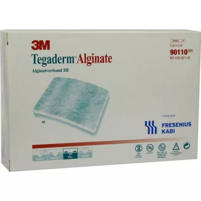 TEGADERM Alginat FK Kompresser 5x5 cm 90110, 10 st