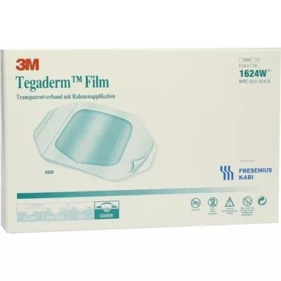 TEGADERM Film 6x7 cm 1624W, 100 st