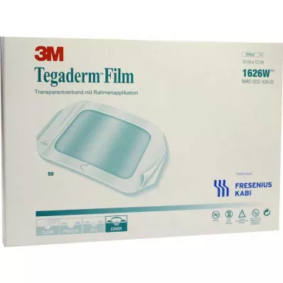 TEGADERM Film 10x12 cm 1626W, 50 st