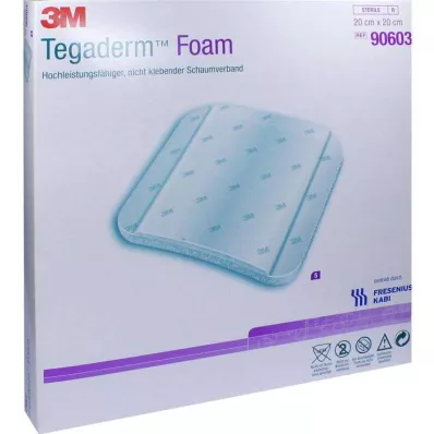 Tegaderm Foam FK 20x20cm 90603, 5 st Tegaderm Foam FK 20x20cm 90603, 5 st