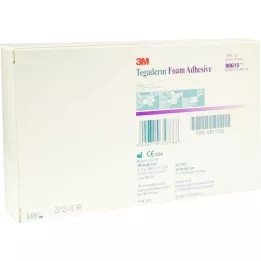 TEGADERM Självhäftande skum FK 6,9x6,9 cm kors 90615, 10 st