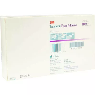 Tegaderm Foam Adhesive FK 6,9x6,9cm crossf.90615, 10 st