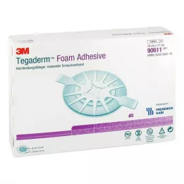 TEGADERM Klisterskum FK 10x11 cm oval 90611, 10 st