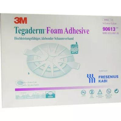 Tegaderm Foam Adhesive FK 14,3x15,6cm oval 90613, 5 st Tegaderm Foam Adhesive FK 14,3x15,6cm oval 90613, 5 st