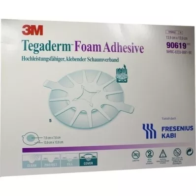 TEGADERM Klisterskum FK 13,9 cm rund 90619, 5 st