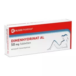 DIMENHYDRINAT AL 50 mg tabletter, 20 st
