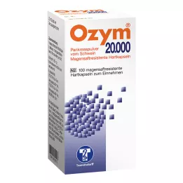 OZYM 20 000 hårda kapslar med enterisk överdragning, 100 st