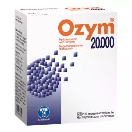 OZYM 20 000 hårda kapslar med enterisk överdragning, 200 st