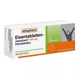 EISENTABLETTEN-ratiopharm 100 mg filmdragerade tabletter, 50 st