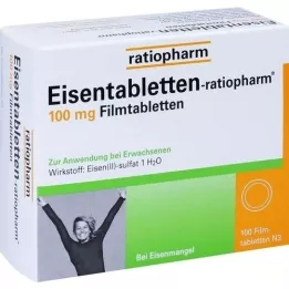 EISENTABLETTEN-ratiopharm 100 mg filmdragerade tabletter, 100 st