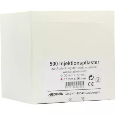 INJEKTIONSPFLASTER 16x57 mm, 500 st