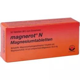 MAGNEROT N Magnesiumtabletter, 50 st