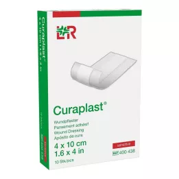CURAPLAST Sårförband känsligt 4x10 cm 1 m, 10 st