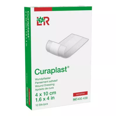 CURAPLAST Sårförband känsligt 4x10 cm 1 m, 10 st CURAPLAST Sårförband känsligt 4x10 cm 1 m, 10 st