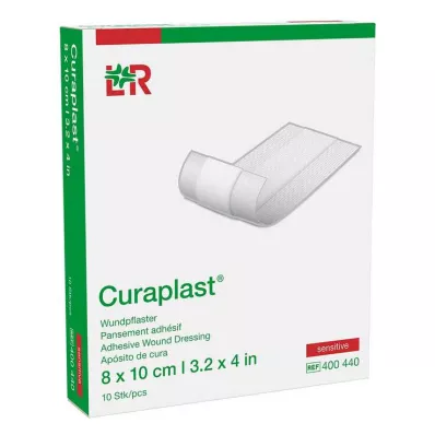 Curaplast känsligt sårförbandsbandage 8x10cm, 10 st Curaplast känsligt sårförbandsbandage 8x10cm, 10 st