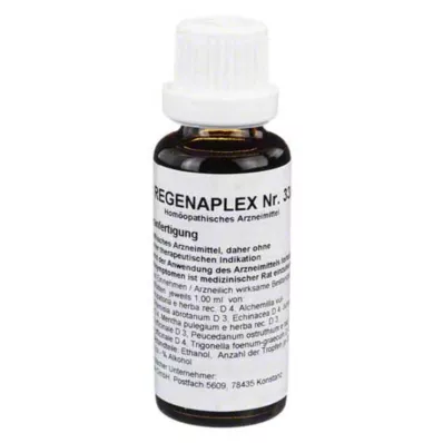 REGENAPLEX Nr.33/zb droppar, 30 ml REGENAPLEX Nr.33/zb droppar, 30 ml
