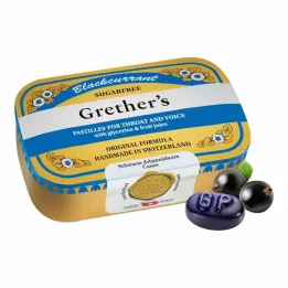 GRETHERS Svartvinbär Silver zf.Past.tin, 110 g