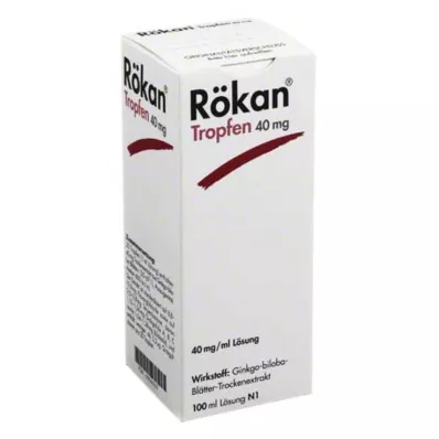 RÖKAN Droppar 40 mg, 100 ml