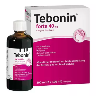 TEBONIN forte 40 mg lösning, 2X100 ml