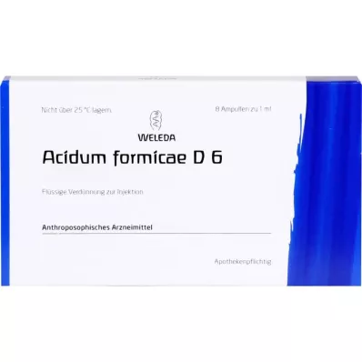 ACIDUM FORMICAE D 6 ampuller, 8 st