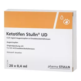 KETOTIFEN Stulln UD Ögondroppar, engångsdos pip., 20X0,4 ml